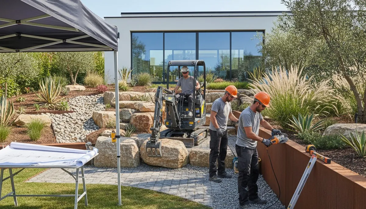Greenville, NC tree service crew providing landscape design and arbor care consultation