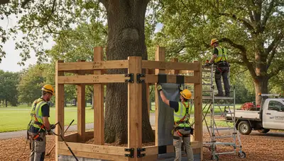 Root protection service in Greenville, NC for healthy tree stability and soil care