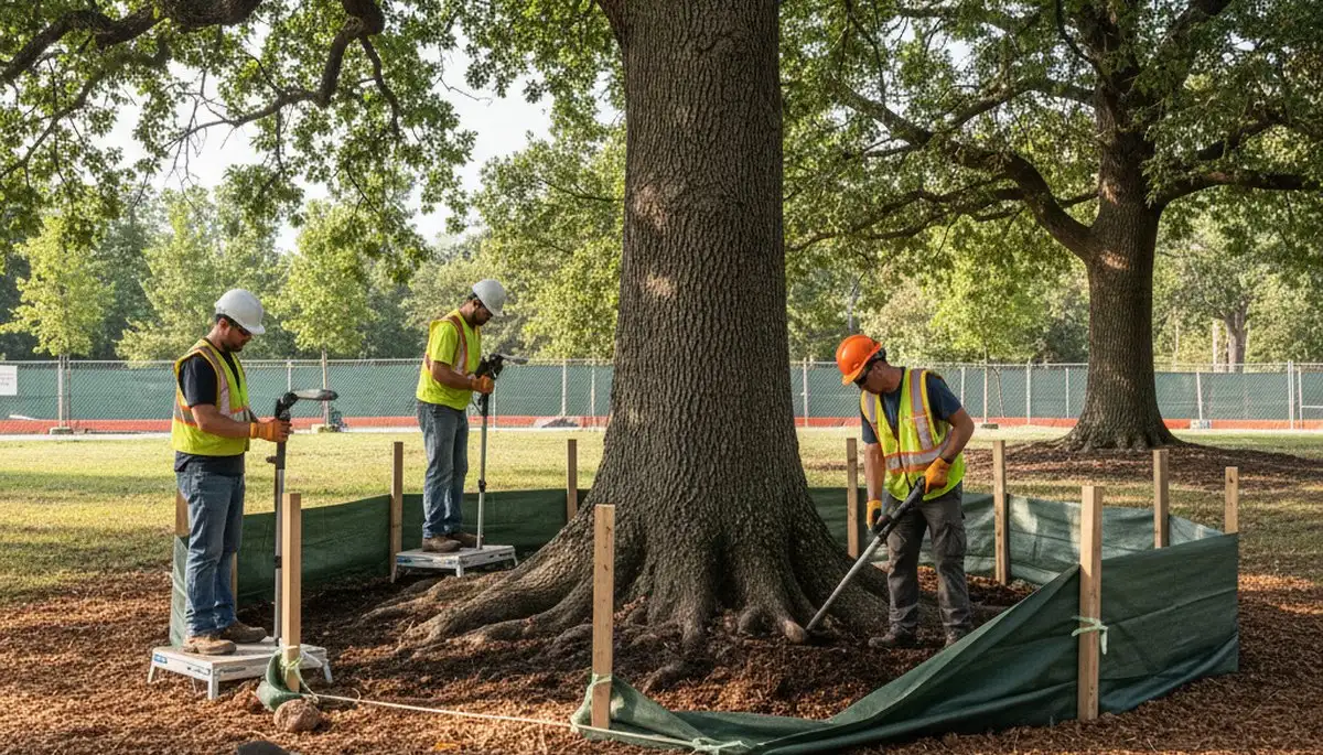 Root protection service for trees in Greenville, NC by Arbor Tree Care