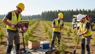 Tree planting service in Greenville, NC for healthy, professionally installed landscape trees