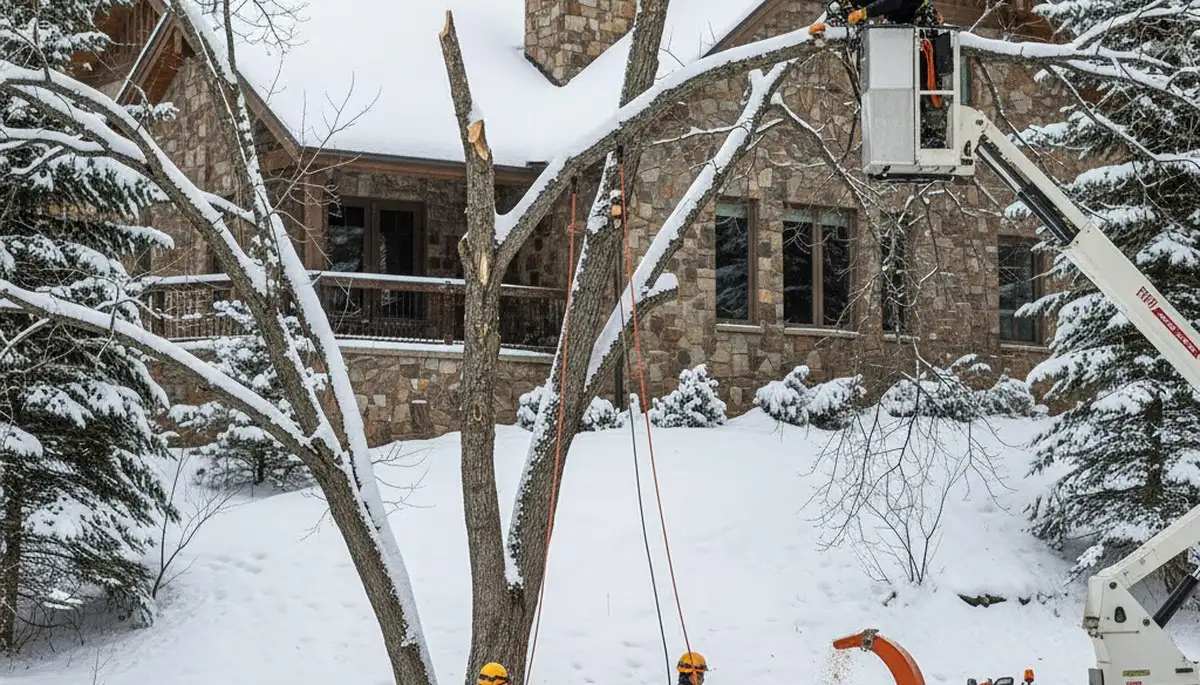 Tree service team in Greenville, NC providing professional tree care and removal services